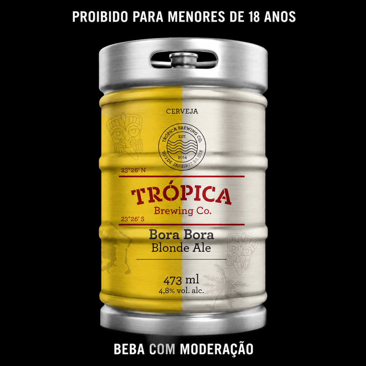 Blonde Ale - Chopp Trópica Bora Bora.
